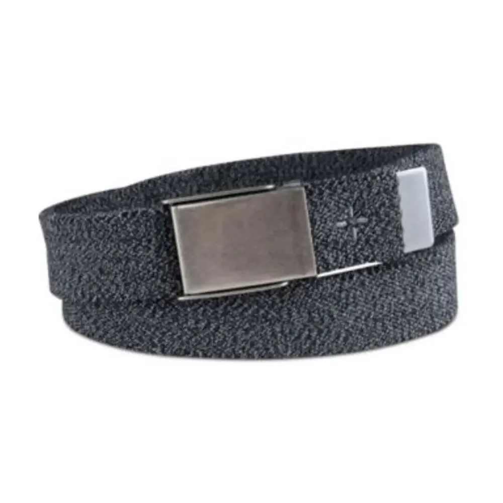 Sun + Stone Men's Size Large 38-40 Stretch Webbing Belt Black/Gray NEW